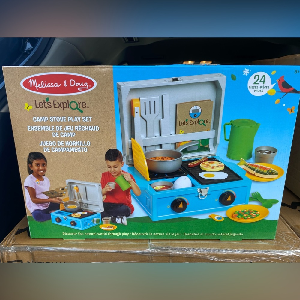 Melissa & Doug Let's Explore Camp Stove
Play Set